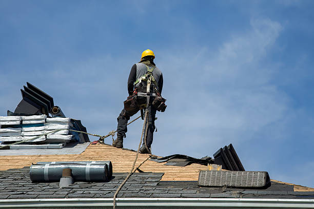 Professional Roof Replacement technician working in Montrose, CA